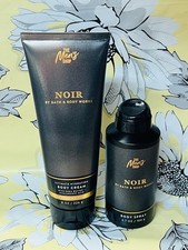 Bath  Body Works NOIR Men's Body Cream  Body Spray Set