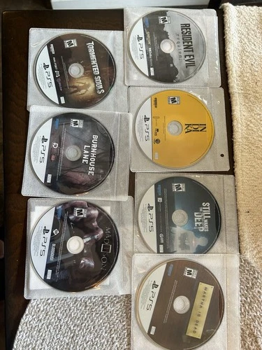 PS5 Game Horror Lot Bundle 7 Games Resident Evil 9  Madison Martha Is Dead