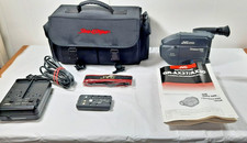 JVC GR-AX30 VHS-C Camcorder With Case, Battery, Charger untested parts/repair