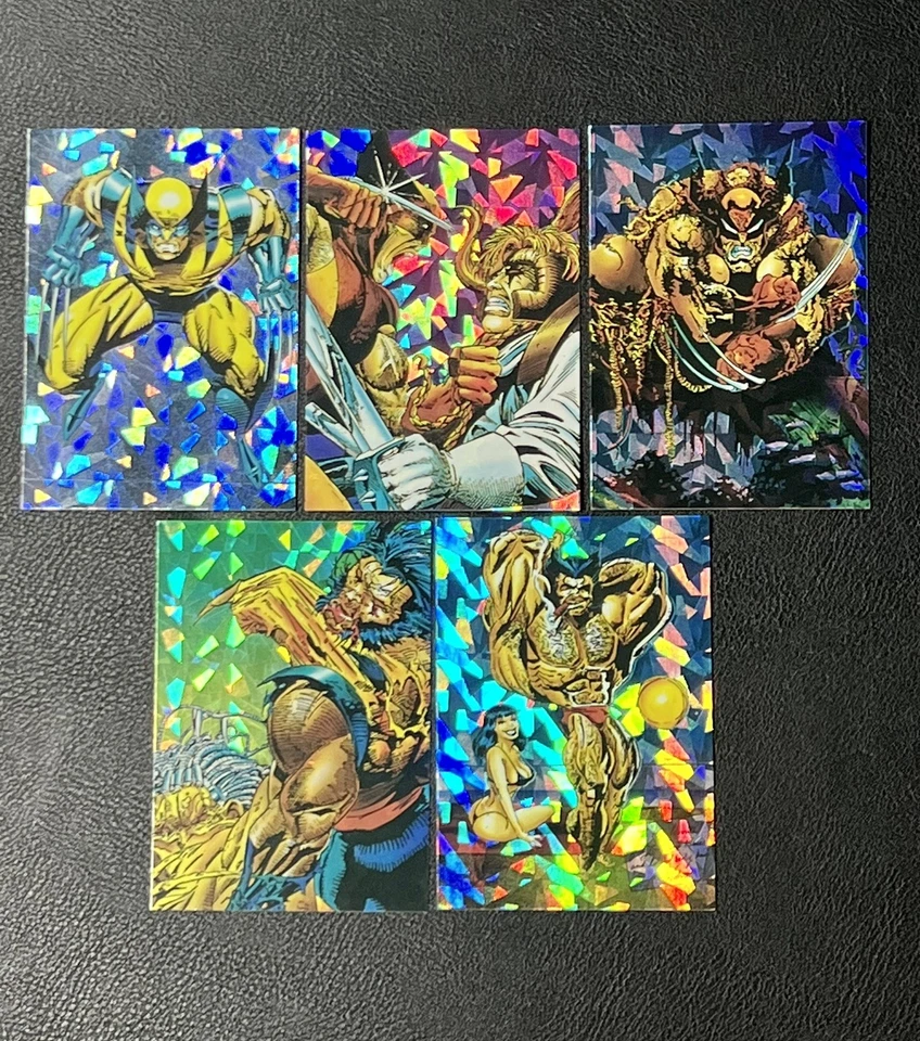 1992 年漫威狼从 THEN 'TIL NOW II PRISM 5/6 张卡部分套装 — 第 4/4 张图片