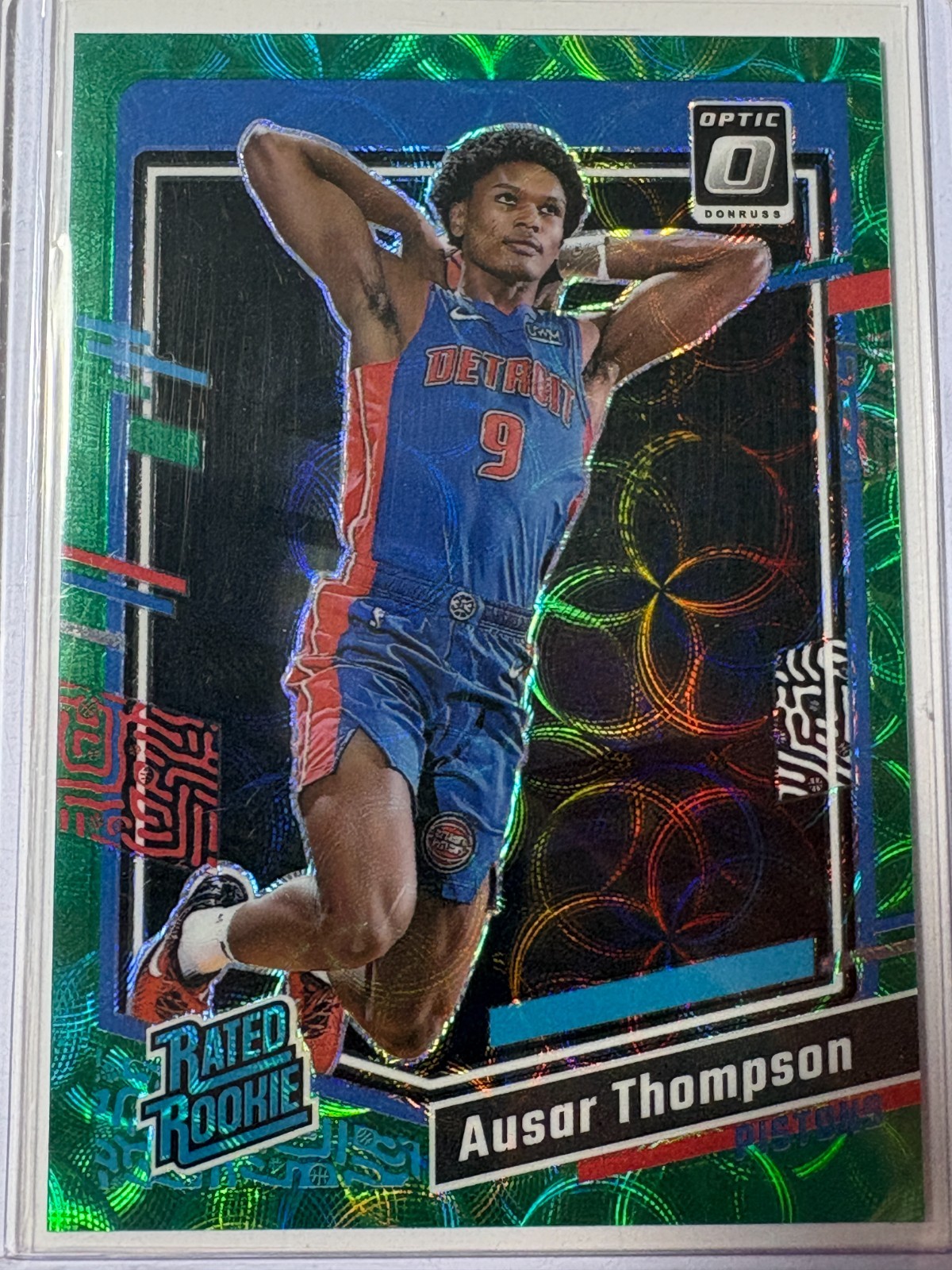 Ausar Thompson 2023-24 Donruss Optic Green International RR #235  (RC) 59/65