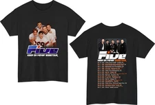 Five Band Tour T-Shirt, Keep On Movin’ 2025 UK Tour Dates, Retro 90s Pop Music