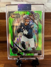 2024 Panini Select - Club Level Caleb Williams #216 Neon Green Shock Prizm /499
