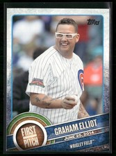 Graham Elliot 2015 Topps First Pitch #FP-10 Chicago Cubs
