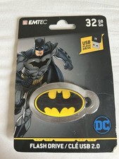 New USB FLASH DRIVE 32GB Go EMTEC DC Comic Book Hero's/Superhero's Batman