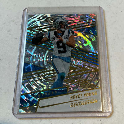 Panini 2025 Revolution Football Bryce Young Panthers #67 Fractal Parallel /99