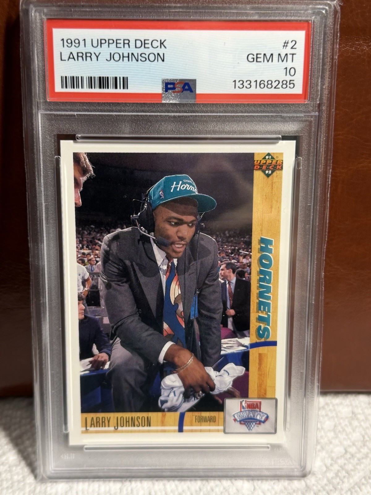 1991 Upper Deck Basketball Larry Johnson ROOKIE RC #2 PSA 10 GEM MINT