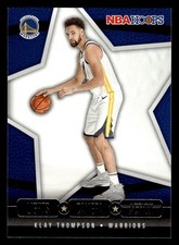 2020-21 Hoops #27 Klay Thompson Lights Camera Action Card Golden State Warriors