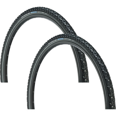 2 Pack Schwalbe Marathon Winter Plus Tire 700 x 40 Clincher Performance Line
