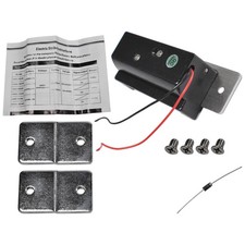 For 12VDC Fail-Secure/Fail-Safe Adjustable Electric Door Strike Lock - Black
