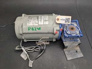 Electric Motor BLUFFTON 3/4HP & Gear Reducer For Paint Shaker DEDOES