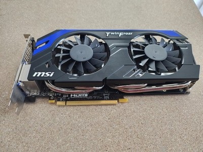 MSI Nvidia GeForce GTX 660 Ti Twin Frozr OC 2GB GDDR5   VOLL FUNKTIONSFÄHIG  