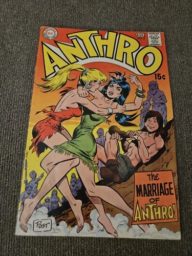 DC DETECTIVE COMICS Anthro No. 6 July/August 1969 Marriage Of Vintage Fight RARE