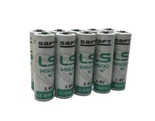 10 Saft LS 14500 LS14500  AA 3.6V Lithium Battery 