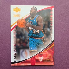 2001 UPPER DECK ROOKIE  GAME JERSEY EDITION #24 MATEEN CLEAVES BASKTEBALL CARD