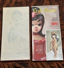NEW! 1966 Vintage Craft Master Numbered Oil Painting Set  AO- Hawaiian By MAIO