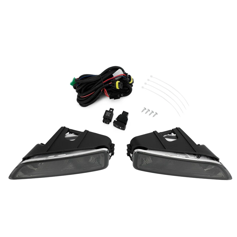 🪛Black Lens Fog Lights + Switch For 2003-2007 Honda Accord / 2004-2008 Acura TL Foto 3 de 4