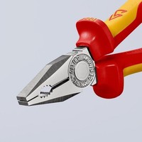 Kombizange L.180Mm Mehrkomp.-HüLlen Verchr.Vde M.ÖSe Knipex