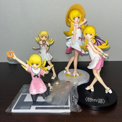 Bakemonogatari Shinobu Oshino Figure Set of 4 Authentic Anime Collectible Japan