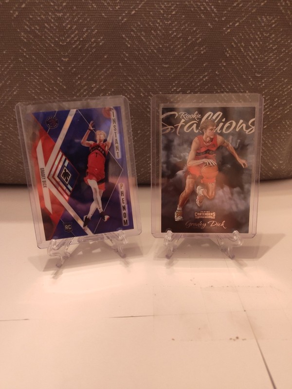 Gradey Dick Rookie Stallions, Instant Phenom Rookie Card Lot X2