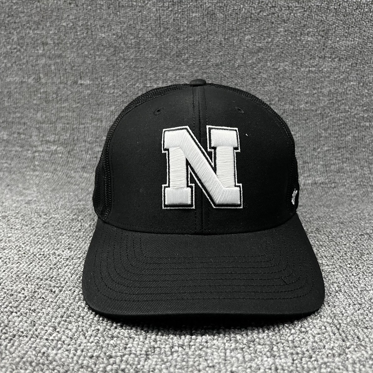'47 Brand Black Trucker Hat White N Logo Snapback Cap