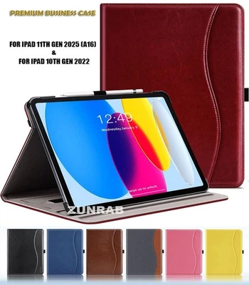NAARUS Premium Luxury Leather Case Cover For Apple iPad 11th Generation (2025) A16
