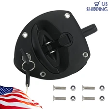 0406-0972-01 Door Latch T-Handle With 2 Keys For Cummins Kohler Generator