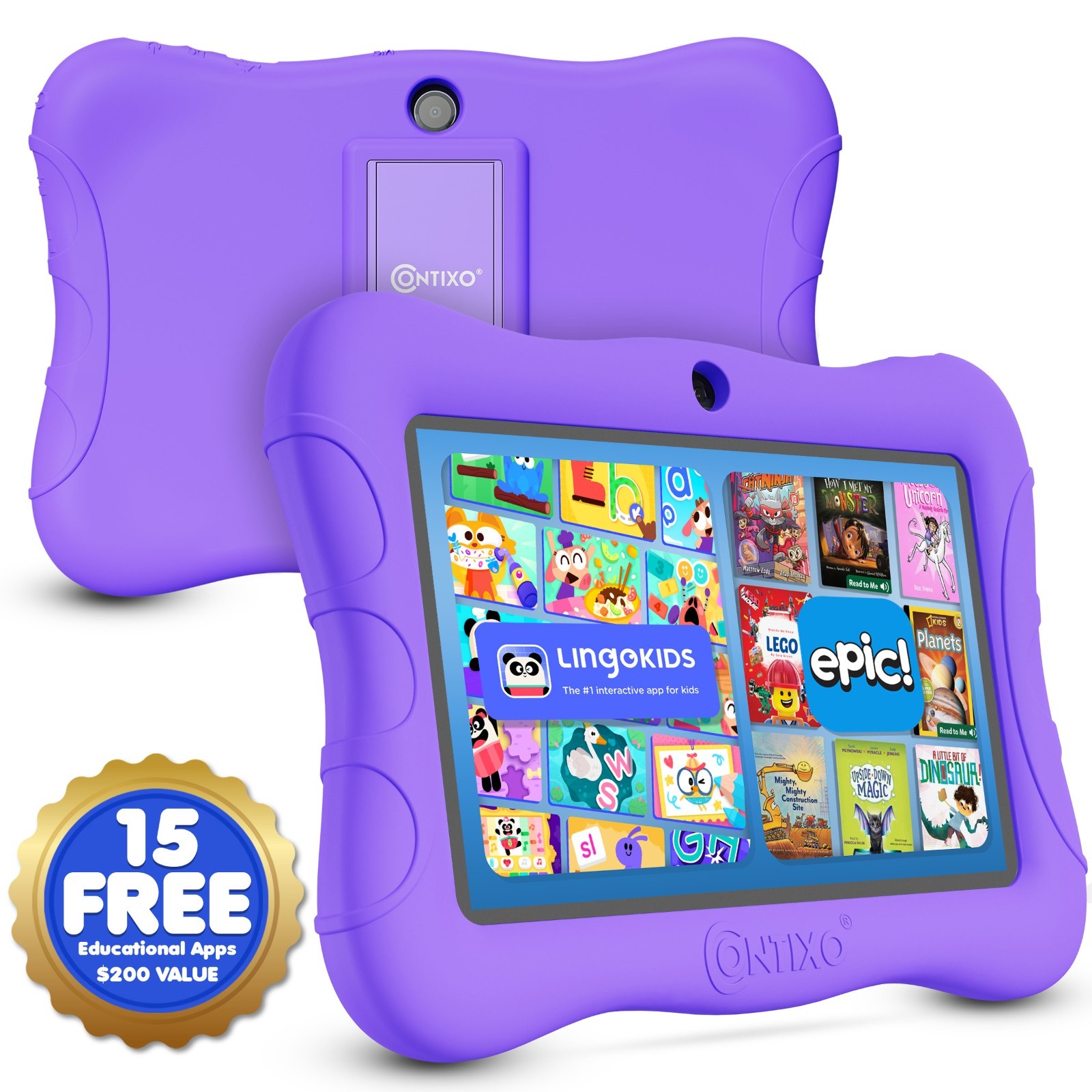 Contixo V9 7" Kids 32GB 32GB, Android Tablet w/Exclusive 14+