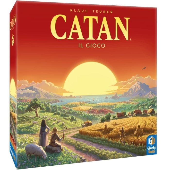 CATAN neue Ausgabe 2025 DAS SPIEL Spiele vereint BASE Brettspiel IN ITALIENISCH