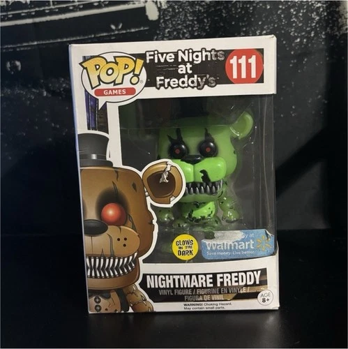 Funko Pop! Vinyl Five Nights at Freddy's Nightmare Freddy Glow Walmart 111