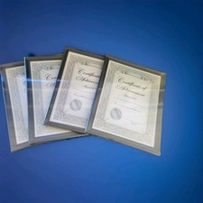 8.5x11 Picture Frames Certificate Frame 4 Pack Diploma Frames Bulk For Document