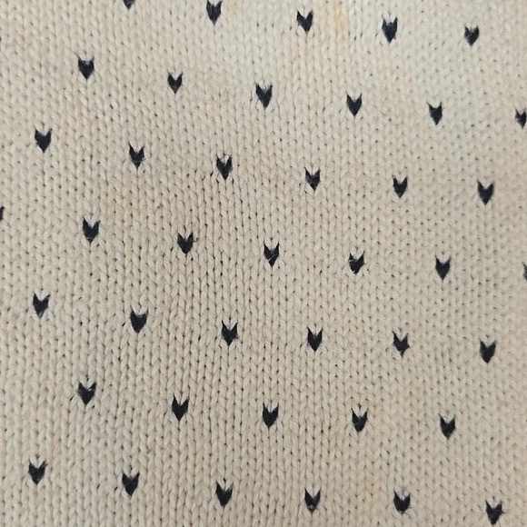 Janie and Jack Boy's Fair Isle Holiday Sweater 100% Cotton Size 7 - Faint Stains - Image 2 of 4