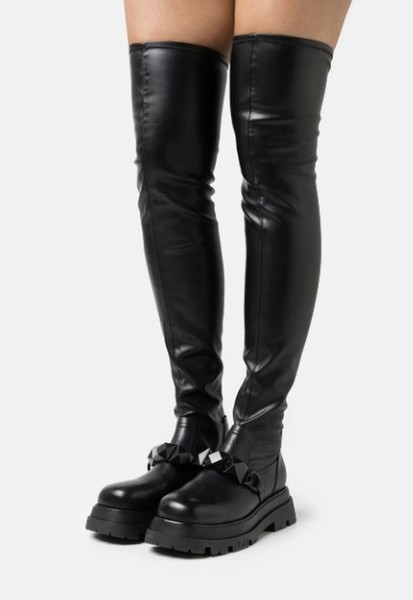 Women Ash Over-the-Knee Boots Black 39