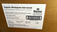 Case of 6 boxes Holle Organic Oat Cereal Demeter-Haferbrei 6 Months Exp 2026-12