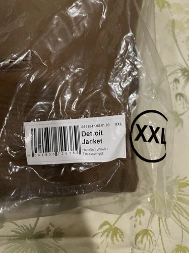 BNWT Carhartt Detroit Work In Progress WIP Jacket XXL Hamilton Brown Tobacco  image 3