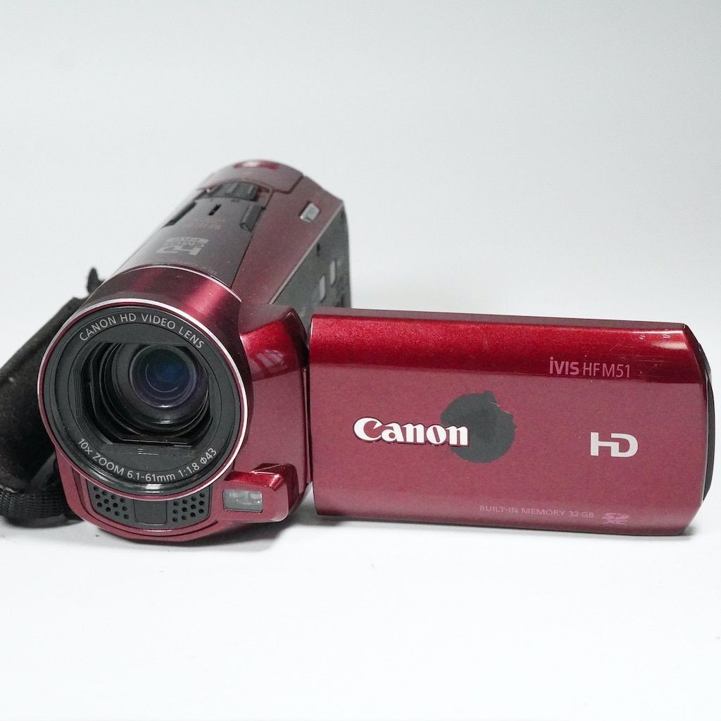 Canon　iVIS HF M51 Canon Digital Video Camera iVIS HF M51 Silver 10X Zoom IVISHFM51SL