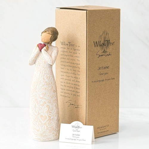 Willow Tree 26231 Statuetta Je T'Aime I Love You Ti Amo da 21 cm - Foto 4 di 4
