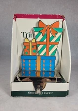 THhe Trimmery Christmas Keepsake Present Package Gift Stocking Holdeder Hanger