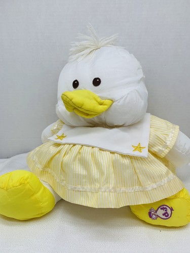 Vtg Fisher Price Puffalump Duck Soft Stuffed Easter Chick Sailor Dress 1987 Toy - Picture 12 of 16