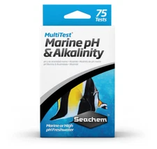 Seachem MultiTest Marine pH & Alkalinity Test Kit, 75 Tests