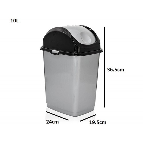 KUNSTSTOFF SCHAUKEL TOP ABFALLMÜLLEIMER 5L 10L 18L 25L 35L MÜLLMÜLLEIMER ZUHAUSE BÜRO - Bild 29 von 58