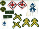 LOT OF 12 CANADA MILITARY CLOTH PATCHES $2.00 SHIPPING!!