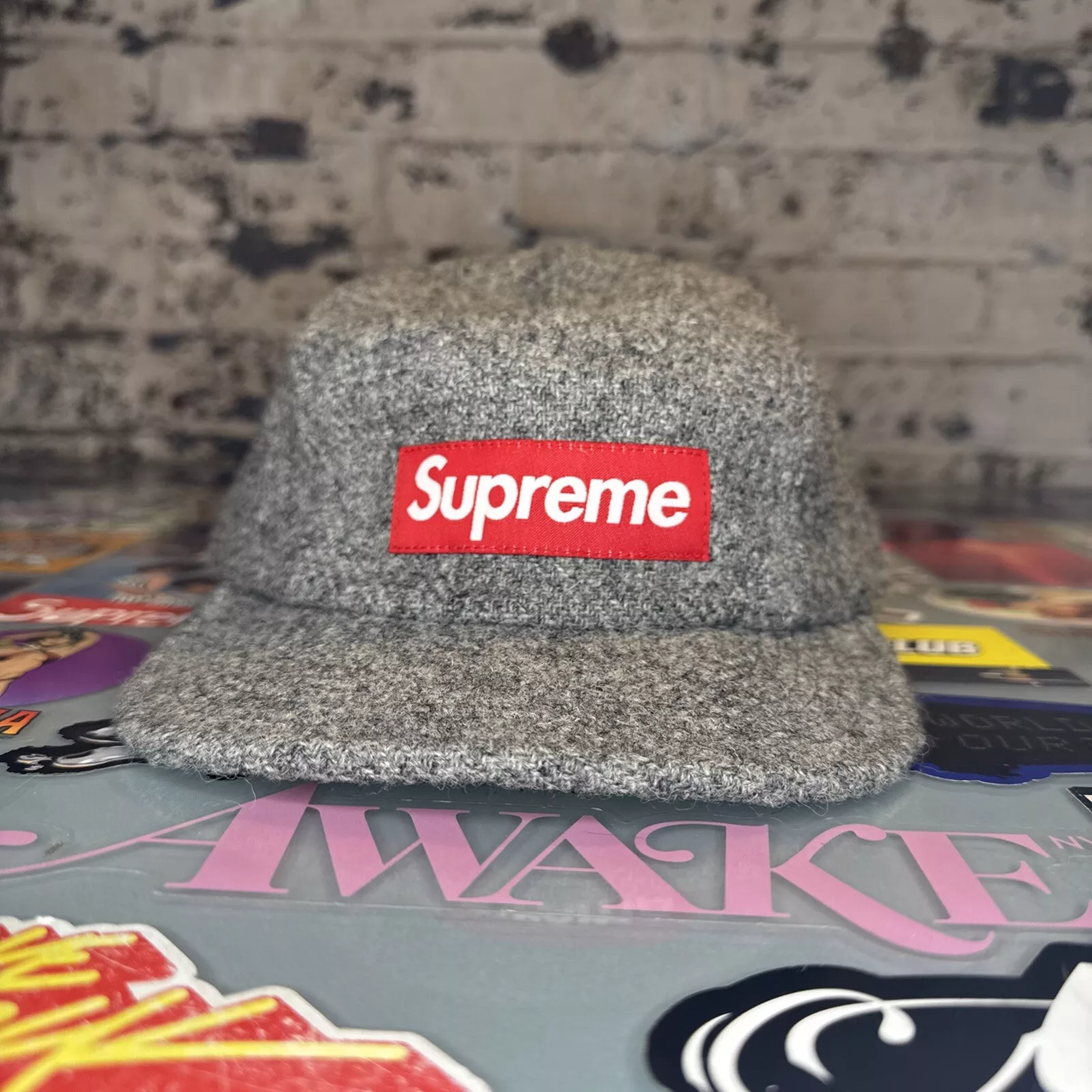 Supreme Harris laine tweed 5 panneaux gris FW12 réglable 