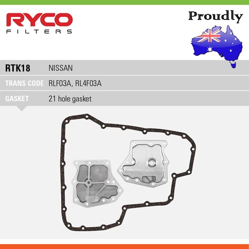 New Ryco Transmission Filter For NISSAN SUNNY B13 1.5L 4Cyl Part Number-RTK18 - Picture 2 of 4
