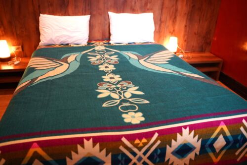 Alpaca Wool Blanket-Warm Alpaca Wool Blanket Lanzamientto Qeen Size, Reversible