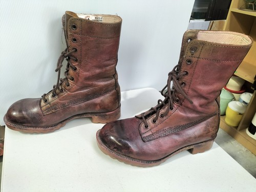 Military Broad Arrow Marked Leather Boots Highmark Allender Size 8 Australian AF - Picture 5 of 9