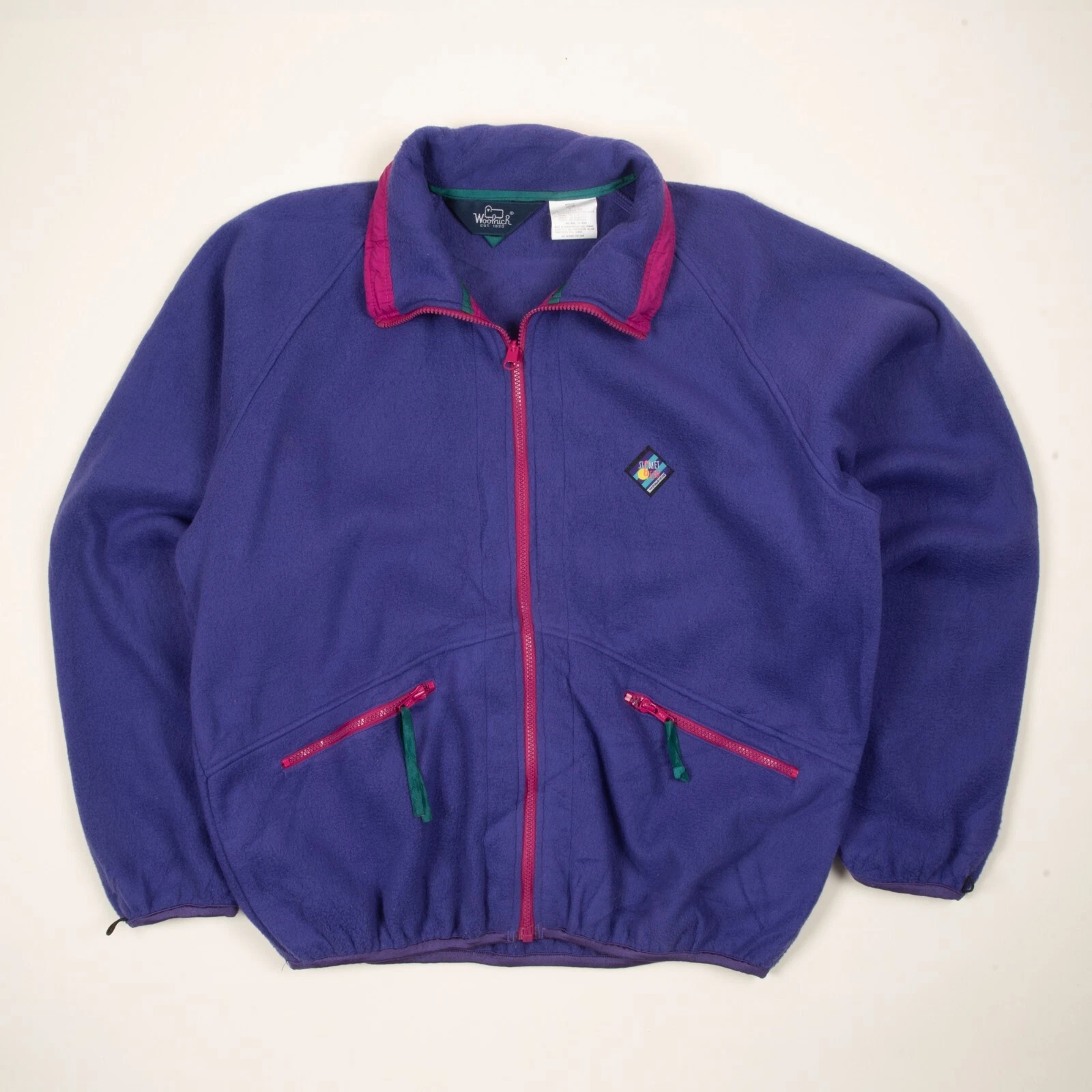 Vintage Woolrich Sigmet Gear Fleece Zip Up Fleece Jacket 2983