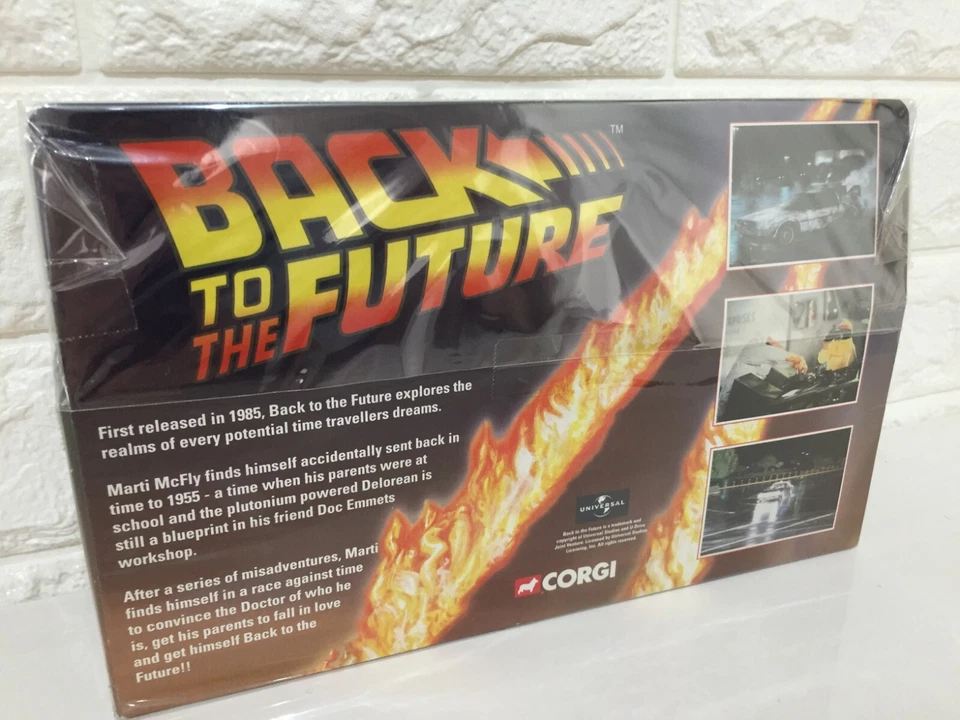 Very RARE CORGI BACK TO THE FUTURE DOC DELOREAN SET From Japan F/S - Image 4 of 4