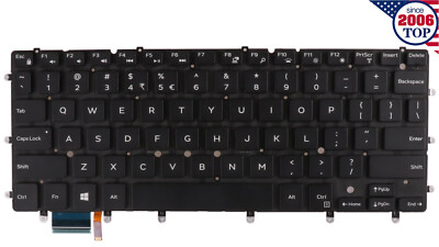 Genuine US Keyboard Backlit for Dell XPS 13 9343 9350 9360 Inspiron 7348 7352 