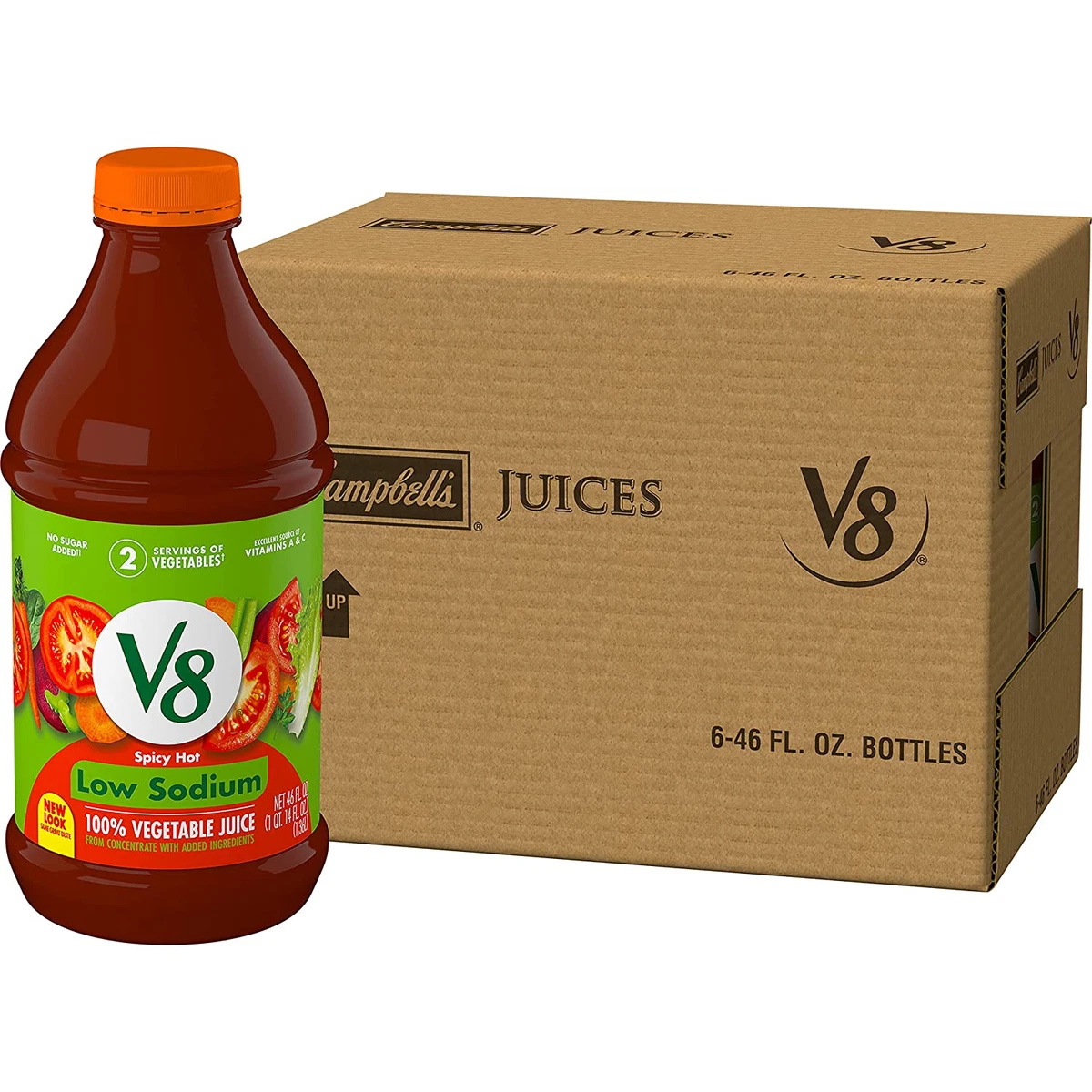 V8 top tomato juice